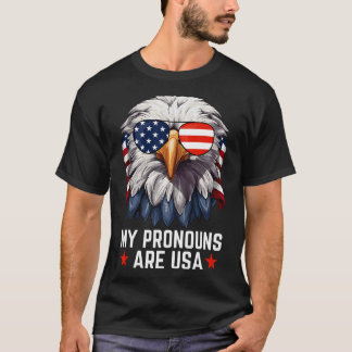 Manar mina pronouns är USA Lusnyj, 4 juli A T Shirt