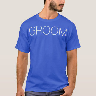 Manar minimalistisk Stil Groom T Shirt
