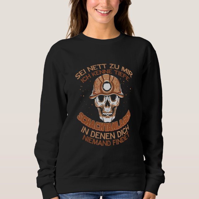 Manar Mining for Miners Friend Coal Mine T Shirt (Framsida)