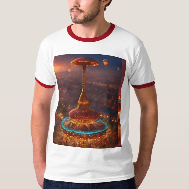 "Manar minsta geografikton" T Shirt (Framsida)