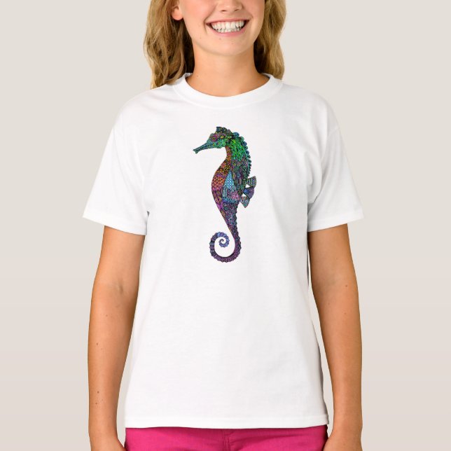 Manar Mister Elkraft Seahorse Skjorta Tröja (Framsida)