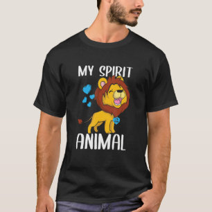 Manar Mitt andliga djur Lejont i Kärlek Pappa Hear T Shirt