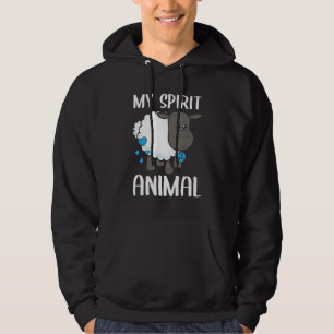 Manar Mitt andraldjur får i Kärlek Pappa Heart Val Hoodie