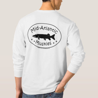 Manar Mitt--Atlanten Muskies T-tröja T-shirt
