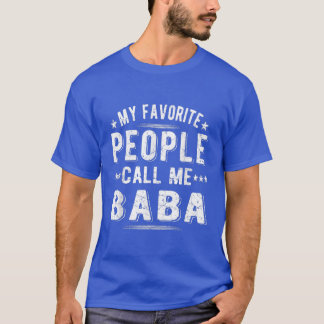 Manar Mitt favoritfolk kallar mig Baba Grandpa Bab T Shirt