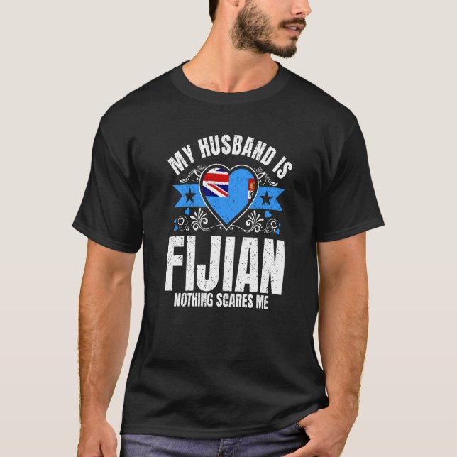 Manar mitt Make är Flagga för det fijianska Pridet T Shirt (Framsida)