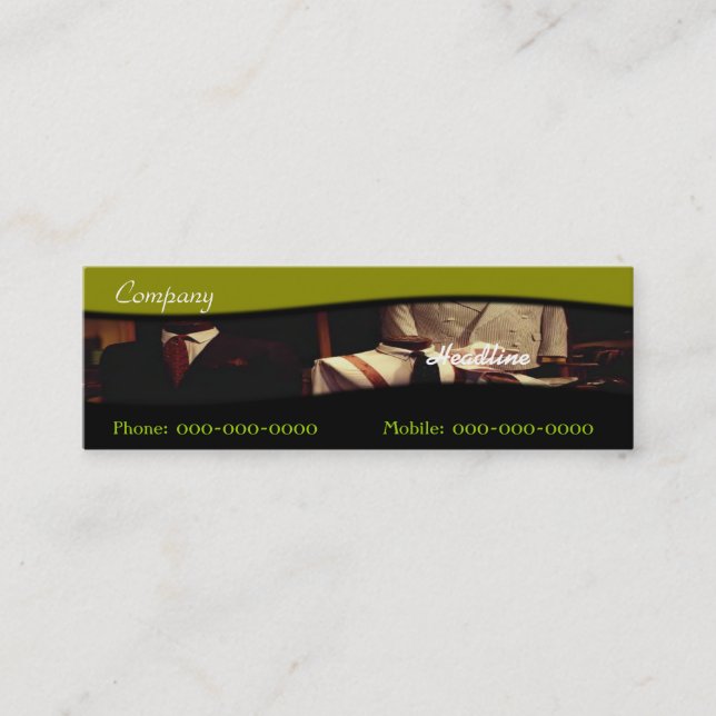 Manar Mode Affärskort Mini Visitkort (Framsida)