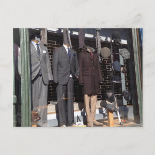 Manar Mode Boutique NYC Store Window New York Vykort