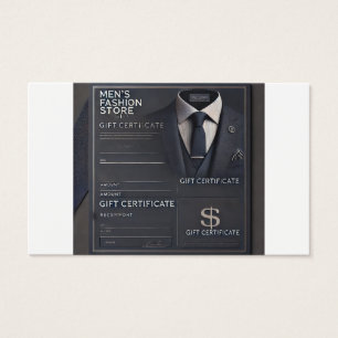 Manar Mode Store Online Gift-certifikat Visitkort