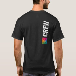 Manar Modern Crew Logotyp T-Shirt Dubbla Sided