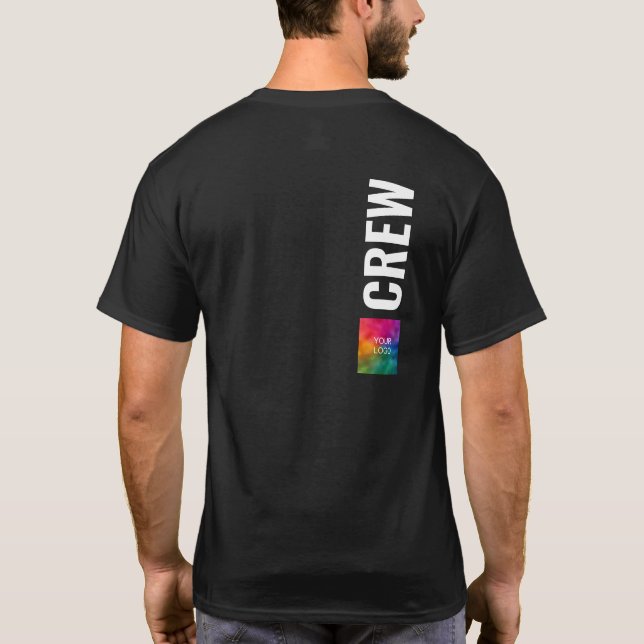 Manar Modern Crew Logotyp T-Shirt Dubbla Sided (Baksida)