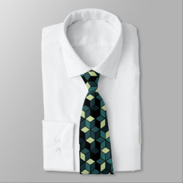 Manar Modern Hexagon Cube Neck Tie Slips