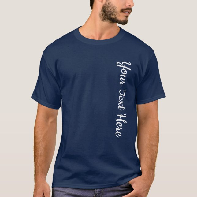 Manar Modern Kalligrafi-skript Stora teckensnitt T Shirt (Framsida)