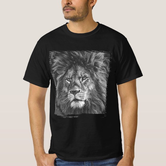 Manar Modern T-Shirts Template Pop Art Lejonare An (Framsida)