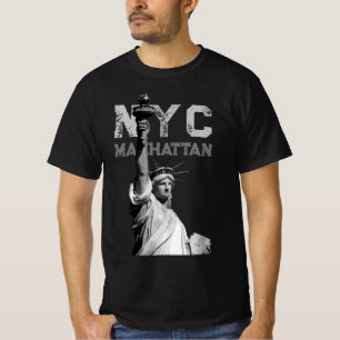 Manar Modern The Liberty Statue Nyc Manhattan T Shirt