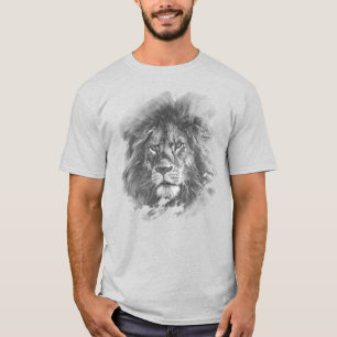 Manar Modern TShirt Lejon Ansikte-popkonstruktmall T Shirt