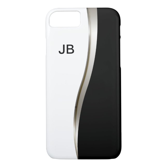 Manar moderna Monogram Case-Mate iPhone Skal (Baksida)