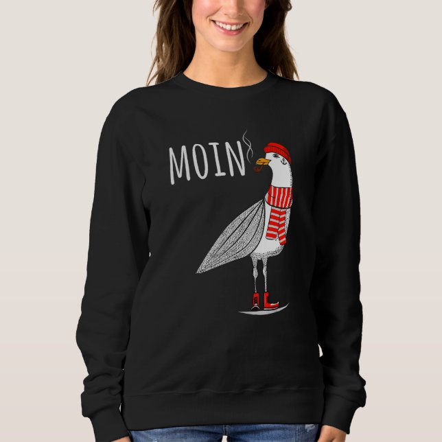 Manar Moin som lägger ut Fiskmås Bird Sea Sailing  T Shirt (Framsida)