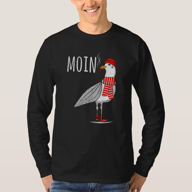 Manar Moin som lägger ut Fiskmås Bird Sea Sailing  T Shirt (Framsida)