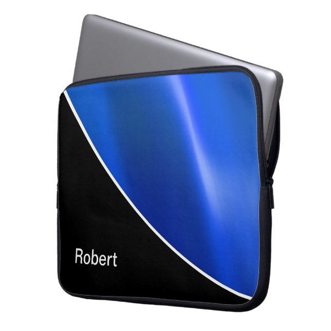 Manar Monogramlaptop sleeve (Framsidan Vänster)