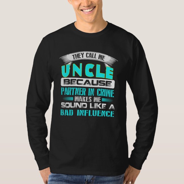Manar morbror partner i brott t shirt (Framsida)