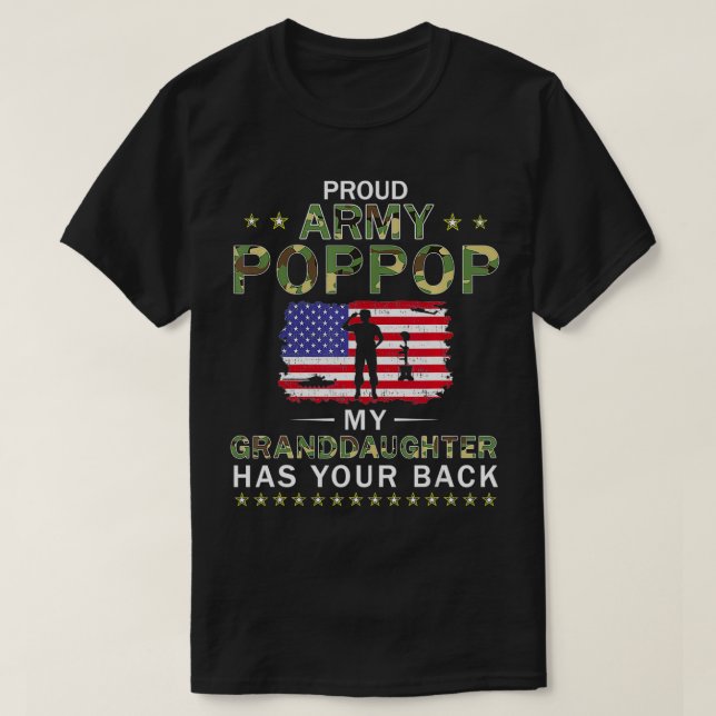 Manar Mordottern har din bakåtstolta armé Poppop T Shirt (Design framsida)