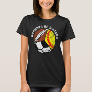 Manar morfar från fotbollsfotbollsfotbollsfotbolls t shirt