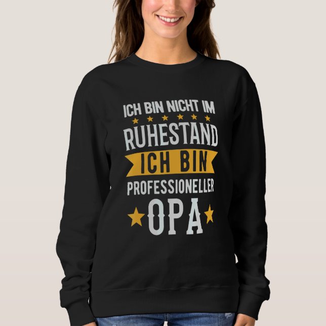 Manar Morfar Pensionär Sayed Professionell Grandp T Shirt (Framsida)
