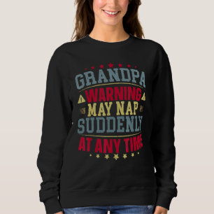 Manar Morfar Warning kan när som helst plötsligt i T Shirt