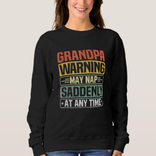 Manar Morfar Warning kan när som helst plötsligt i T Shirt