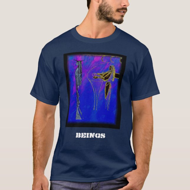 Manar Mörk T-Shirt (Framsida)
