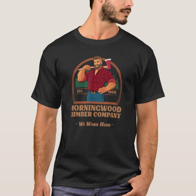 Manar Morningwood Lumber Company T Shirt (Framsida)