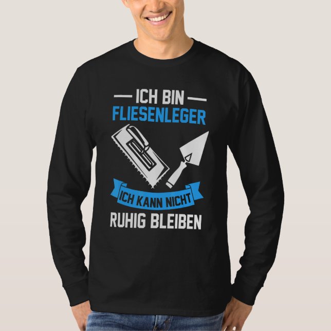 Manar Mosakleger Flooring Tiler T Shirt (Framsida)