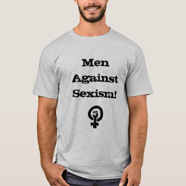 Manar mot könsdiskrimineringskjortan t-shirt (Framsida)