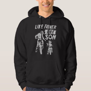 Manar Motocross Dirt Bike like Far like Son Hoodie