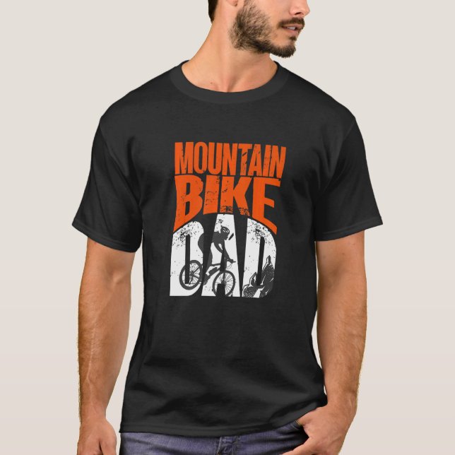 Manar Mountain Bike Pappa - Cycle Bicycle Funny Mo T Shirt (Framsida)