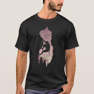 Manar Mountain Kliber Sten klätterande Bouldering  T Shirt