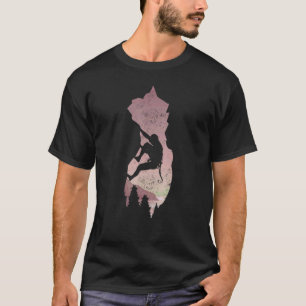 Manar Mountain Kliber Sten klätterande Bouldering  T Shirt