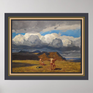 "Manar & Mountains" 1909 Rockwell Kent Poster