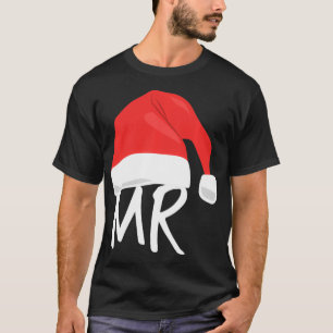 Manar Mr. och Jultomten Pajamas Matching Coupl T Shirt