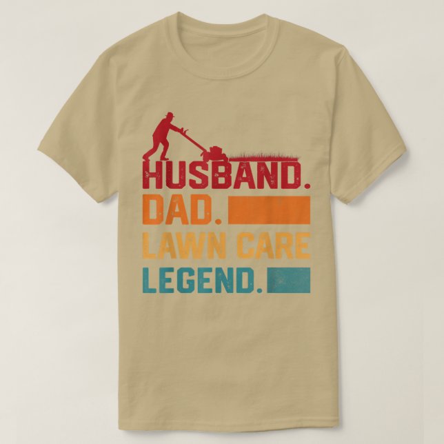 Manar Msing Make Pappa Gräsmatta Care Legend Yard  T Shirt (Design framsida)