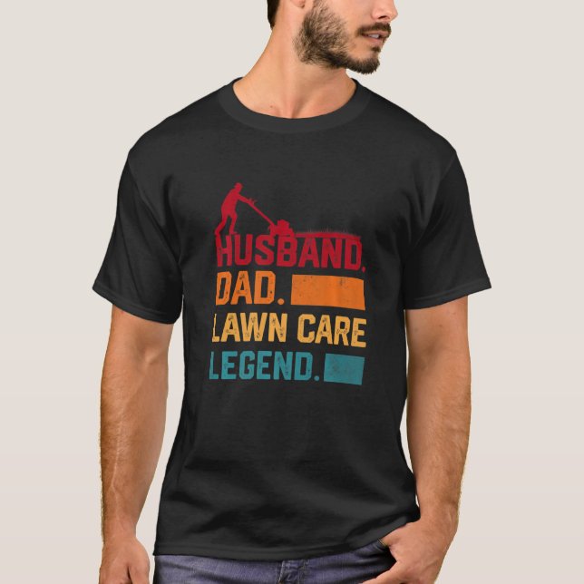 Manar Msing Make Pappa Gräsmatta Care Legend Yard  T Shirt (Framsida)