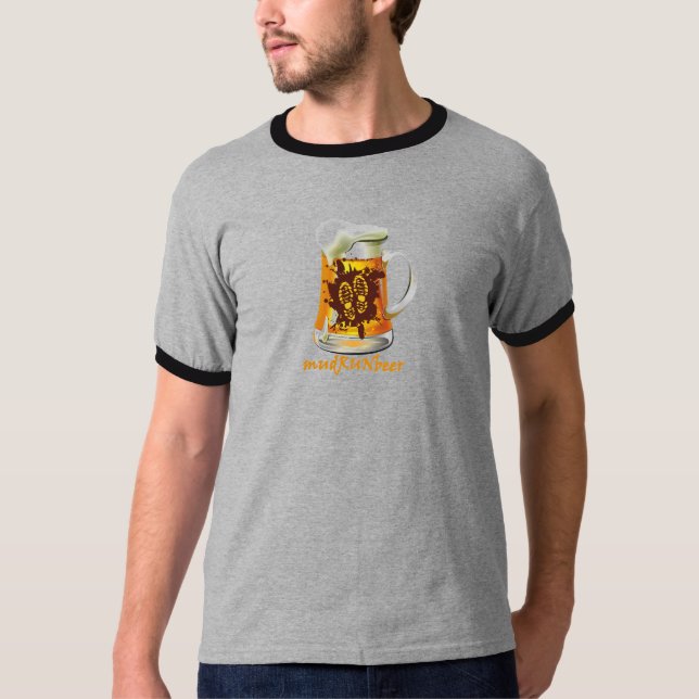 Manar mudRUNbeer utrustar Tee (Framsida)