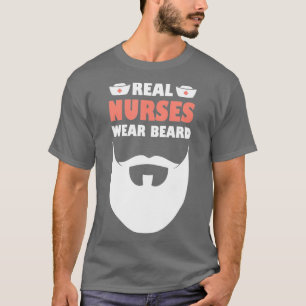 Manar Murse Real Nurses Bära Beard T Shirt