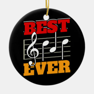 Manar Musician Pappa Best Pappa Aldrig Band Pappa Julgransprydnad Keramik
