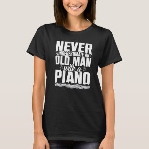 Manar Musician Retrött Pianist Manar Music Retirem T Shirt