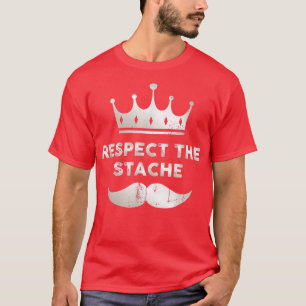 Manar Mustache respekterar Stache Funny Far Da T Shirt