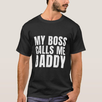 Manar My Chef kallar mig pappa Sarcastic Funny Pap T Shirt