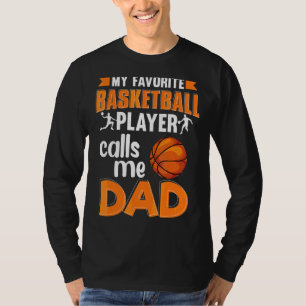 Manar My Favorite Basketball Player kallar mig Pap T Shirt