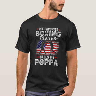 Manar My Favorite Boxing Player anropar Me Poppa U T Shirt